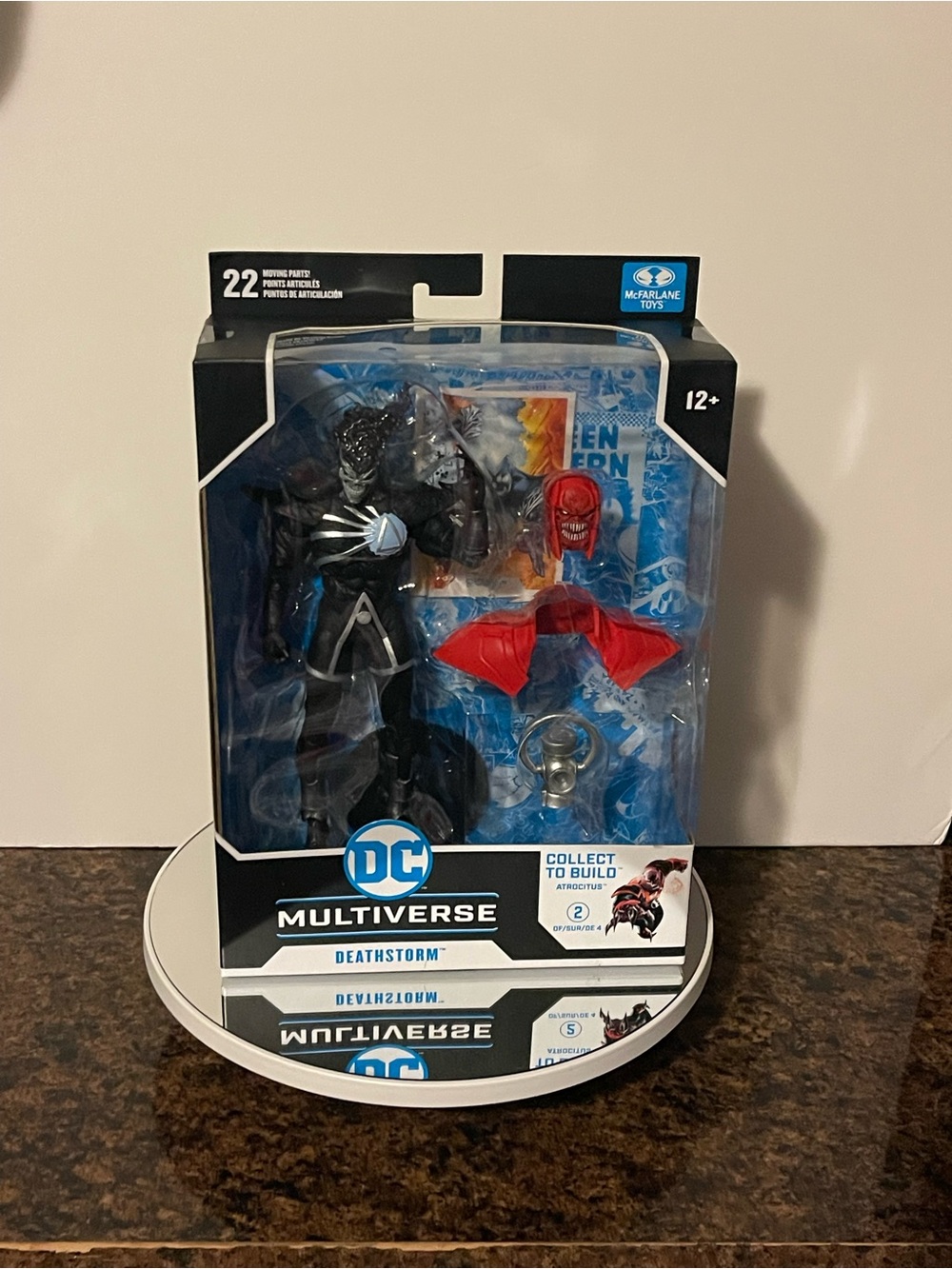 DC Comics Deathstorm Action Figure - Black and Red